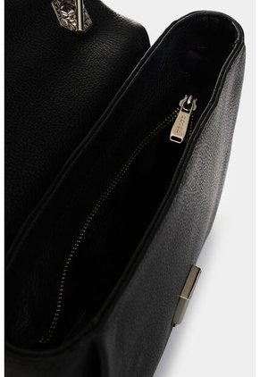 Bowling Lili De Cuero Para Mujer Con Cadena Bowling Lili De Cuero Para Mujer Con Cadena Negro VÉLEZ