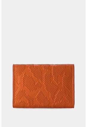 Porta Tarjetas De Cuero Porta Tarjetas De Cuero Naranja VÉLEZ