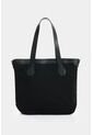 Shopping En Lona Y Cuero Para Mujer Aurelia Shopping En Lona Y Cuero Para Mujer Aurelia Negro VÉLEZ de Vélez
