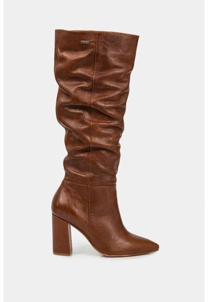 Botas Tacón Caña Alta Kaskai De Cuero Para Mujer Horma En Punta - Compra  Ahora | Dafiti Colombia