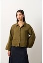 Chaqueta En Dril Para Mujer Runas Chaqueta En Dril Para Mujer Runas Verde Oliva S VÉLEZ de Vélez