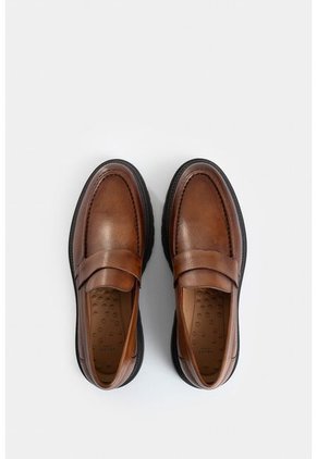 Mocasines Sunny De Cuero Para Hombre Antifaz Mocasines Sunny De Cuero Para Hombre Antifaz Miel 38 Vélez