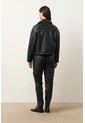 Chaqueta Biker En Cuero Quimera Para Mujer Chaqueta Biker En Cuero Quimera Para Mujer Negro L VÉLEZ de Vélez