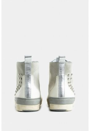 Tenis Bota En Cuero Gamuza Para Mujer Paraíso Tenis Bota En Cuero Gamuza Para Mujer Paraíso Blanco 35 VÉLEZ