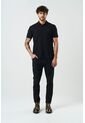 Polo Manga Corta Essential Para Hombre Textura Polo Manga Corta Essential Para Hombre Textura Negro XXL VÉLEZ de Vélez
