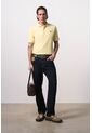Polo Manga Corta Semi Fit Para Hombre Polo Manga Corta Semi Fit Para Hombre Amarillo XS VÉLEZ de Vélez