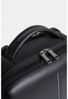 Tula Morral Oasis De Lona Para Hombre Detalle Acento De Color Tula Morral Oasis De Lona Para Hombre Detalle Acento De Color Negro VÉLEZ