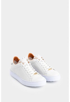 Tenis Deportivos Oda De Cuero Para Mujer Personalización Blanco Tenis Deportivos Oda De Cuero Para Mujer Personalización Blanco 37 VÉLEZ