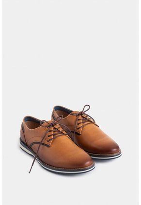 Zapatos Cordón Tista De Cuero Miel Zapatos Cordón Miel 38 Vélez