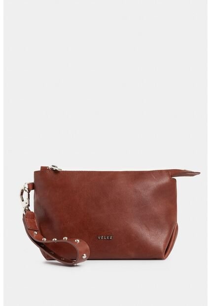 Cosmetiquera Cuzzo De Cuero Para Mujer Manija Taches Cosmetiquera Cuzzo De Cuero Para Mujer Manija Taches Vinotinto Vélez