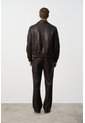 Chaqueta Aviador De Cuero Para Hombre Nila Chaqueta Aviador De Cuero Para Hombre Nila Cafe M VÉLEZ de Vélez