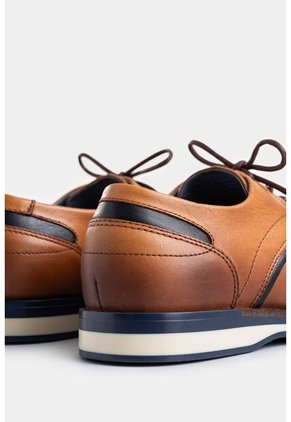 Zapatos Cordón Tista De Cuero Miel Zapatos Cordón Miel 38 Vélez