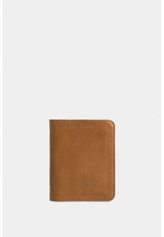 Billetera De Cuero Cicuta Para Mujer Costura Decorativa Billetera De Cuero Cicuta Para Mujer Costura Decorativa Miel VÉLEZ Vélez
