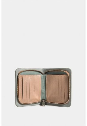 Billetera De Cuero Cicuta Para Mujer Costura Decorativa Billetera De Cuero Cicuta Para Mujer Costura Decorativa Miel VÉLEZ