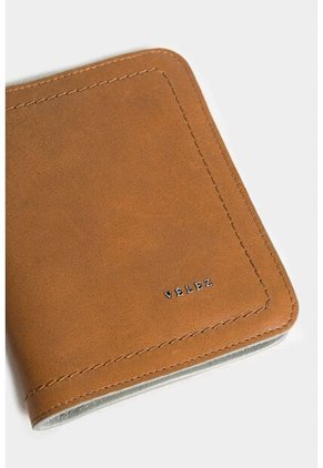 Billetera De Cuero Cicuta Para Mujer Costura Decorativa Billetera De Cuero Cicuta Para Mujer Costura Decorativa Miel VÉLEZ