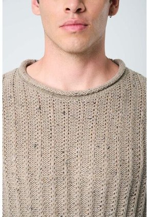 Sweater Selva Tejido Para Hombre Cuello Bandeja Sweater Selva Tejido Para Hombre Cuello Bandeja Tabaco S VÉLEZ