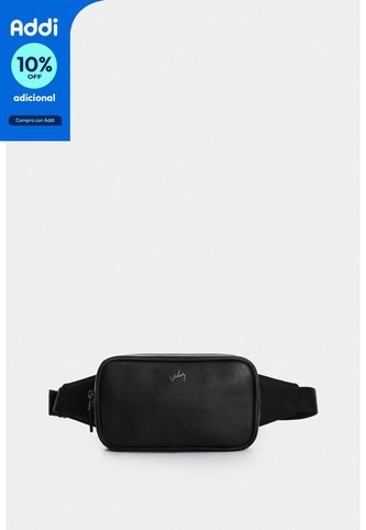 Riñonera Silueta Cuadrada De Cuero Para Hombre Hazel Riñonera Silueta Cuadrada De Cuero Para Hombre Hazel Negro VÉLEZ Vélez