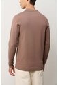 Polo Manga Larga Tejida Para Hombre Canneo Polo Manga Larga Tejida Para Hombre Canneo Tabaco XXL VÉLEZ de Vélez