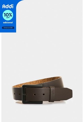Cinturón Unifaz Vértice De Cuero Para Hombre Diseño Rayas Cinturón Unifaz Vértice De Cuero Para Hombre Diseño Rayas Cafe 44 VÉLEZ Vélez