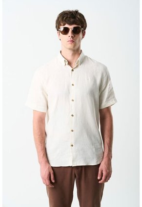 Camisa Manga Corta Semi Fitted Para Hombre Sevilla Camisa Manga Corta Semi Fitted Para Hombre Sevilla Arena XL VÉLEZ
