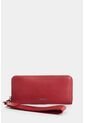 Billetera Porta Chequera De Cuero Para Mujer Arezzo Billetera Porta Chequera De Cuero Para Mujer Arezzo Rojo VÉLEZ de Vélez
