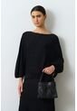 Camiseta Maxi Tejida Para Mujer Efos Camiseta Maxi Tejida Para Mujer Efos Negro XL VÉLEZ de Vélez