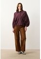 Camisa Tipo Globo Para Mujer Bila Camisa Tipo Globo Para Mujer Bila Vinotinto M VÉLEZ de Vélez