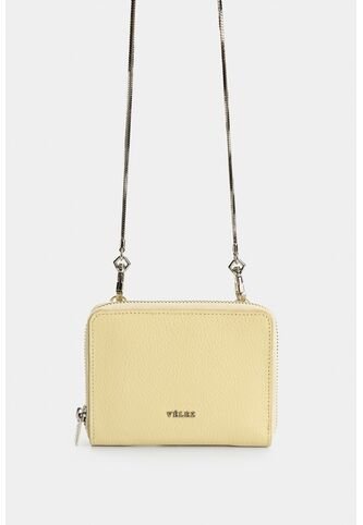 Billetera Porta Chequera Grecia De Cuero Para Mujer Con Cadena Billetera Porta Chequera Grecia De Cuero Para Mujer Con Cadena Amarillo VÉLEZ Vélez