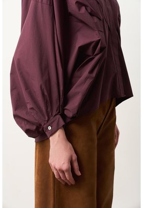 Camisa Tipo Globo Para Mujer Bila Camisa Tipo Globo Para Mujer Bila Vinotinto M VÉLEZ