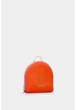 Monedero En Cuero Pelo Para Mujer Florence 2.0 Monedero En Cuero Pelo Para Mujer Florence 2.0 Naranja VÉLEZ