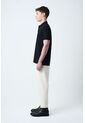 Polo Para Hombre Semi Fit Detalle Jacquard Polo Para Hombre Semi Fit Detalle Jacquard Negro L VÉLEZ de Vélez