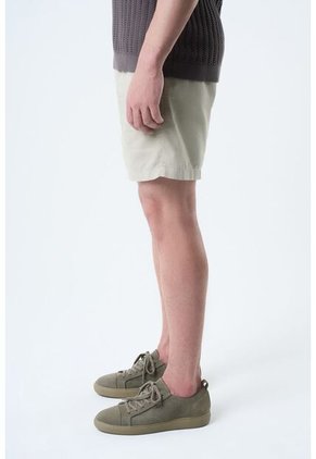 Bermuda Marfil En Lino Para Hombre Silueta Amplia Bermuda Marfil En Lino Para Hombre Silueta Amplia Arena 36 VÉLEZ