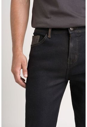 Jean Recto Encerado Para Hombre Silueta Semi Fitted Jean Recto Encerado Para Hombre Silueta Semi Fitted Azul Oscuro 30 Vélez