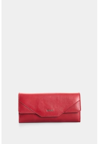 Porta Chequera En Cuero Para Mujer Damasco Porta Chequera En Cuero Para Mujer Damasco Rojo VÉLEZ Vélez