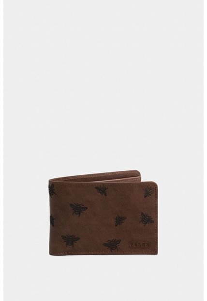 Billetera Hibiscus De Cuero Para Hombre Grabado Abeja Billetera Hibiscus De Cuero Para Hombre Grabado Abeja Miel Vélez