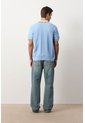 Polo Manga Corta Para Hombre Polo Manga Corta Para Hombre Azul Claro M VÉLEZ de Vélez
