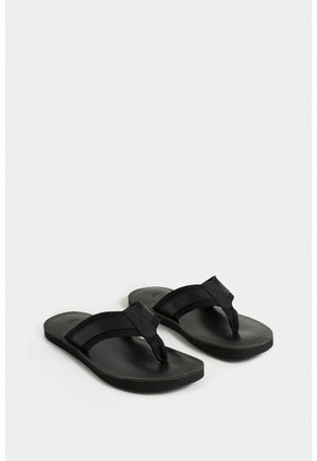 Sandalia Plana Alfil 2 De Cuero Para Hombre Capellada En Reata Sandalia Plana Alfil 2 De Cuero Para Hombre Capellada En Reata Negro 38 VÉLEZ