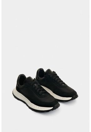 Tenis De Lona Y Detalles En Cuero Para Mujer Thorian Tenis De Lona Y Detalles En Cuero Para Mujer Thorian Negro 36 VÉLEZ