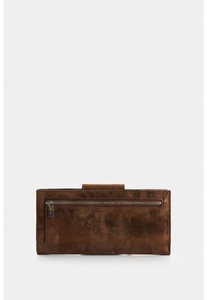 Billetera Porta Chequera De Cuero Folia Para Mujer Jade Billetera Porta Chequera De Cuero Folia Para Mujer Jade Bronce VÉLEZ