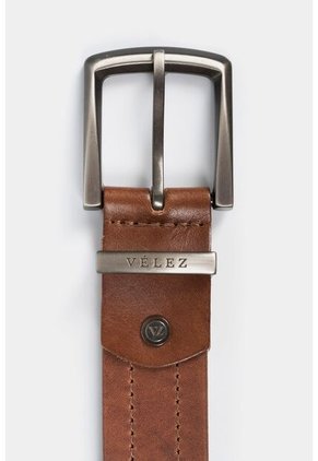 Cinturón Unifaz Coraje De Cuero Para Hombre Pasador Metálico Cinturón Unifaz Coraje De Cuero Para Hombre Pasador Metálico Miel 44 VÉLEZ