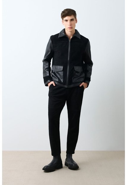 Chaqueta De Cuero Para Hombre Nila 2 Chaqueta De Cuero Para Hombre Nila 2 Negro XXL VÉLEZ