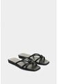 Sandalia Plana De Cuero Para Mujer Sole Sandalia Plana De Cuero Para Mujer Sole Negro 40 VÉLEZ de Vélez