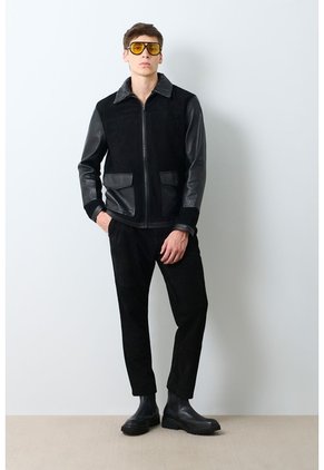 Chaqueta De Cuero Para Hombre Nila 2 Chaqueta De Cuero Para Hombre Nila 2 Negro XXL VÉLEZ