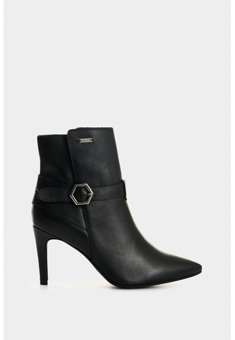 Botines Calix De Cuero Para Mujer Silueta Office Botines Calix De Cuero Para Mujer Silueta Office Negro 36 VÉLEZ Vélez