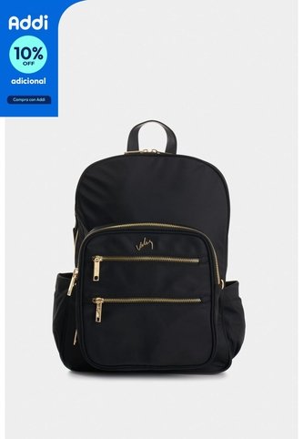 Morral Broni De Lona Para Mujer Versátil Morral Broni De Lona Para Mujer Versátil Negro VÉLEZ Vélez