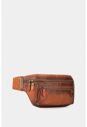 Riñonera Tivoli De Cuero Para Hombre Reata En Nylon Miel Riñonera Tivoli De Cuero Para Hombre Reata En Nylon Miel VÉLEZ