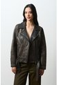 Chaqueta Biker De Cuero Para Mujer Efos Chaqueta Biker De Cuero Para Mujer Efos Cafe S VÉLEZ de Vélez