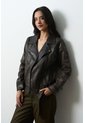 Chaqueta Biker De Cuero Para Mujer Efos Chaqueta Biker De Cuero Para Mujer Efos Cafe S VÉLEZ de Vélez