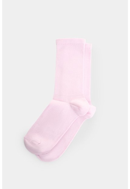 Calcetines Media Pierna Acanalado Para Hombre Diseño Deportivo Calcetines Media Pierna Acanalado Para Hombre Diseño Deportivo Lila XS VÉLEZ