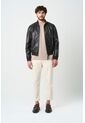 Chaqueta Clásica Doble Faz De Cuero Para Hombre Luminia Chaqueta Clásica Doble Faz De Cuero Para Hombre Luminia Cafe XL VÉLEZ de Vélez